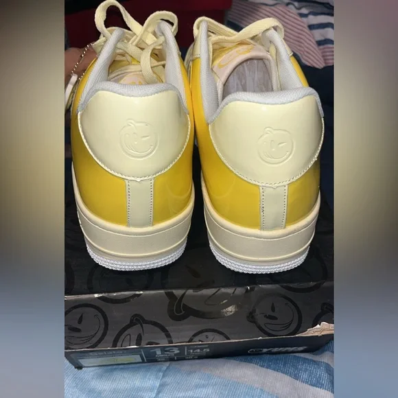Yums Patent Leather yellow Gelato Low sneakers size 13 men’s/ 14.5 women - Picture 4 of 6